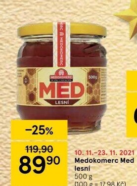 Med lesní Medokomerc