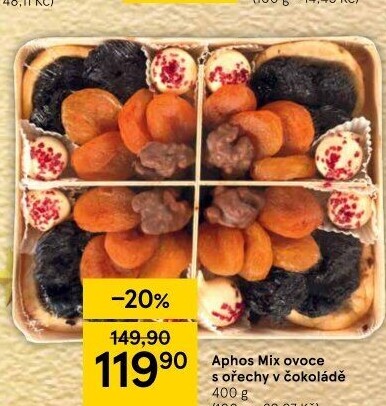 Mix ovoce s ořechy v čokoládě Aphos