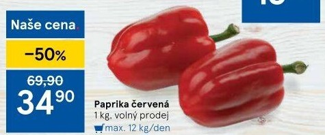 Paprika červená