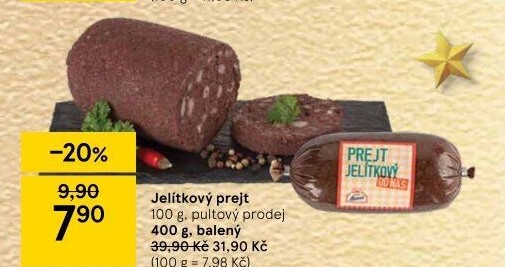 Prejt jelítkový Od nás Masna Studená