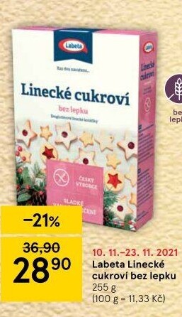 Směs na linecké těsto bez lepku Labeta