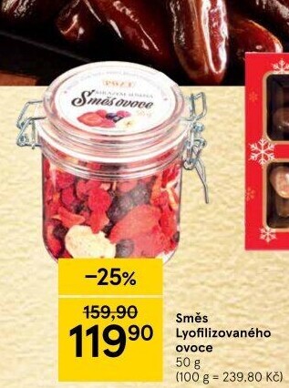 Směs ovoce sušené mrazem Poex