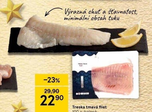 Treská tmavá filety Nowaco