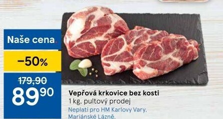 Vepřová krkovice bez kosti