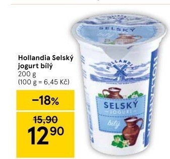 Bílý jogurt selský Hollandia