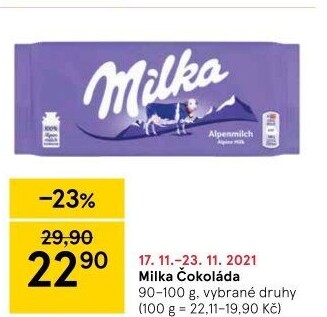 Čokoláda Milka