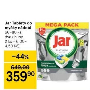 Kapsle do myčky Jar