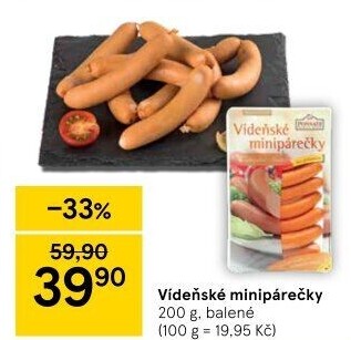 Minipárečky vídeňské Ponnath