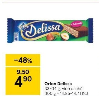 Oplatky celomáčené Delissa Orion