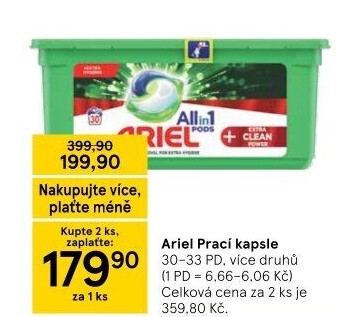 Prací kapsle Ariel