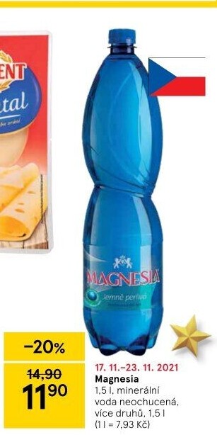 Přírodní voda Magnesia