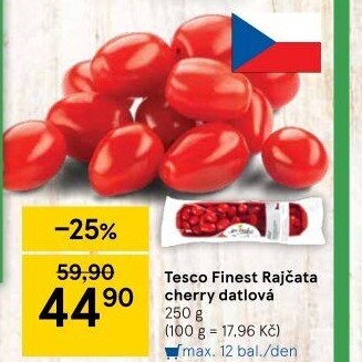 Rajčata cherry Tesco Finest