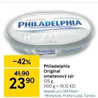 Sýr tavený smetanový Philadelphia Kraft