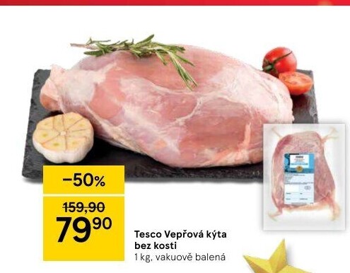 Vepřová kýta bez kosti Tesco