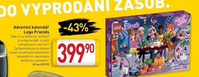 Adventní kalendář Lego Friends