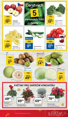 akční leták Tesco 24.11.2021-30.11.2021