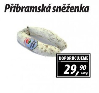 Klobása Příbramská sněženka Příbramská uzenina