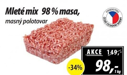 Mleté maso mix