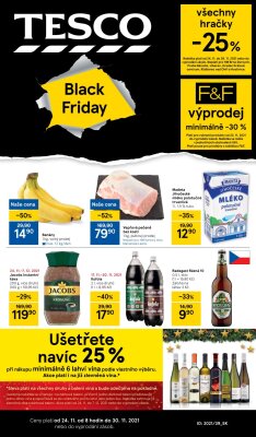 akční leták Tesco 24.11.2021-30.11.2021