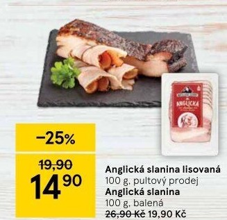 Anglická slanina lisovaná