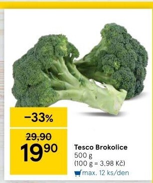 Brokolice Tesco