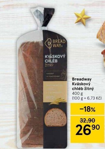 Chleb žitný kváskový Breadway