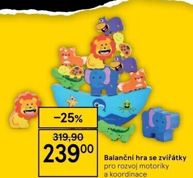 Dětská dřevěná balanční hračka