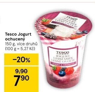 Jogurt ochucený Tesco