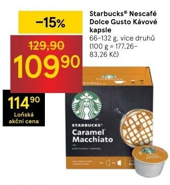 Kapsle Dolce Gusto Starbucks