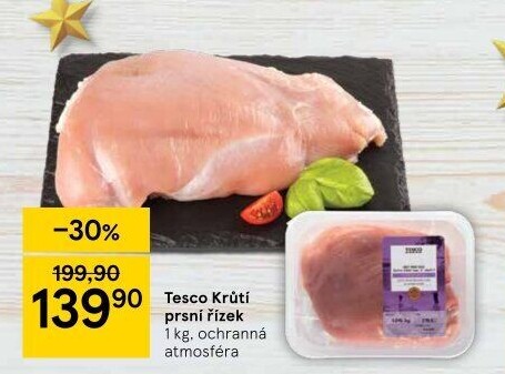 Krůtí prsní řízky Tesco