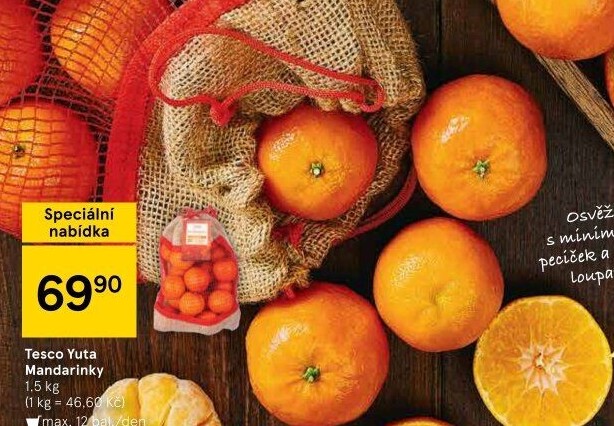 Mandarinky Tesco