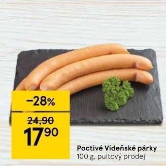 Párky vídeňské poctivé