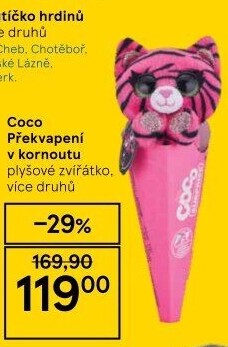 Plyšák v kornoutu Coco