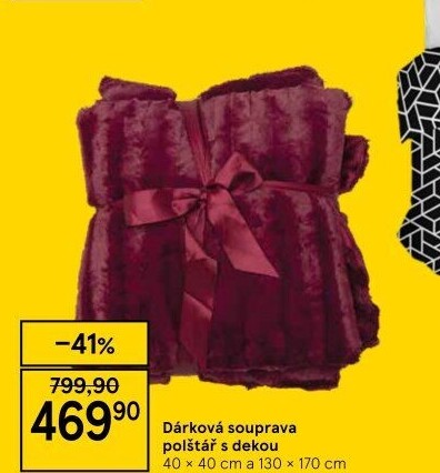 Souprava deka s polštářem