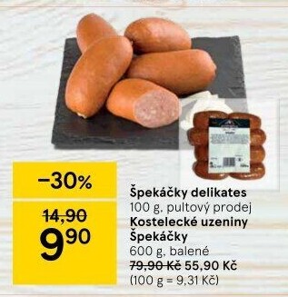 Špekáčky Kostelecké uzeniny