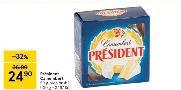 Sýr Camembert Président