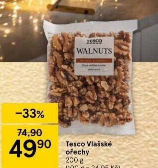 Vlašské ořechy Tesco