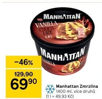 Zmrzlina v kelímku Manhattan Nestlé