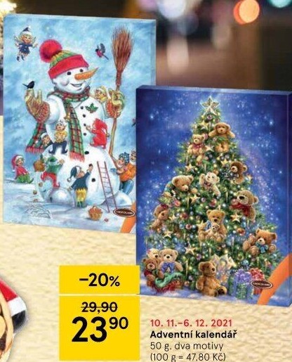 Adventní kalendář Chocoland