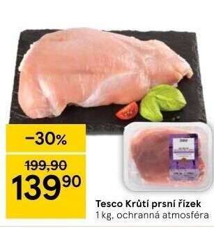 Krůtí prsní řízky Tesco