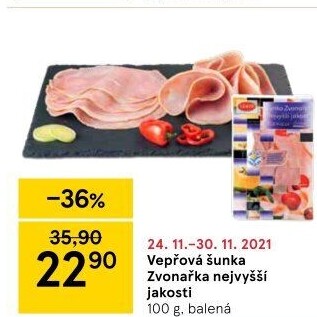 Šunka Zvonařka nejvyšší jakosti LE&amp