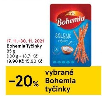 Tyčinky Bohemia