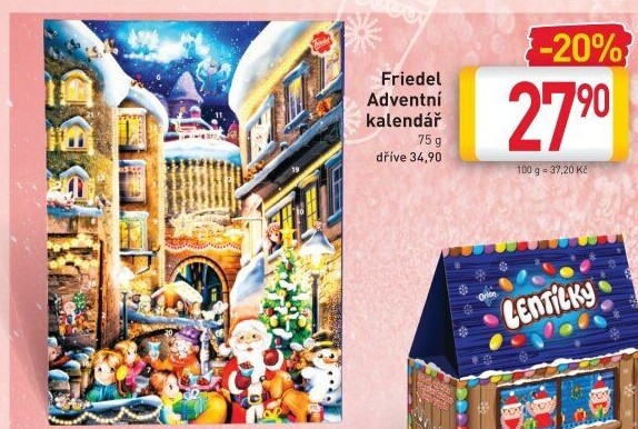 Adventní kalendář Friedel