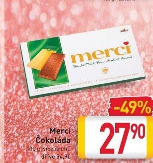 Čokoláda Merci