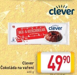 Čokoláda na vaření Clever