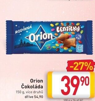 Čokoláda Orion