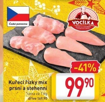 Kuřecí řízky mix Vocílka