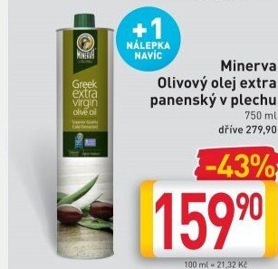 Olivový olej extra panenský Minerva