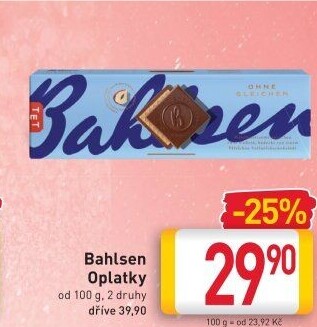 Oplatky Bahlsen