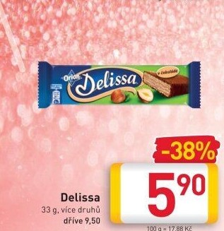 Oplatky celomáčené Delissa Orion